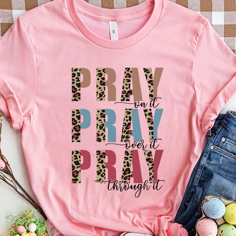 Pray It Forward T-Shirt - Blush Pink